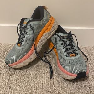 HOKA Bondi 7 Blue Haze/Black Iris